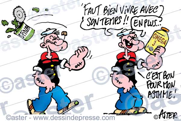 Popeye et les oméga 3