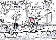 Allergie et asticots