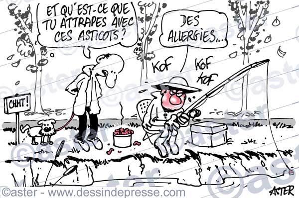 Allergie et asticots